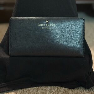 Kate Spade Black Leather Wallet